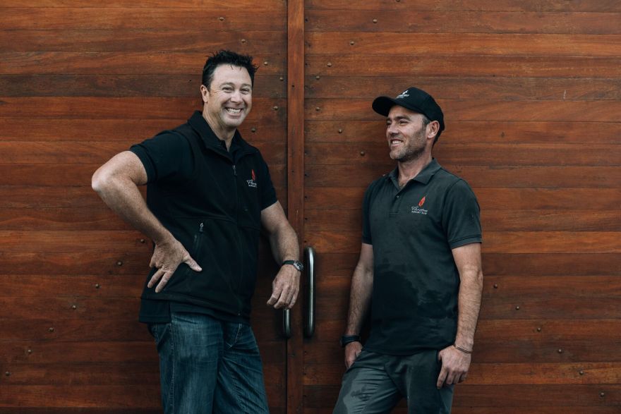 Flametree Cliff and Friend