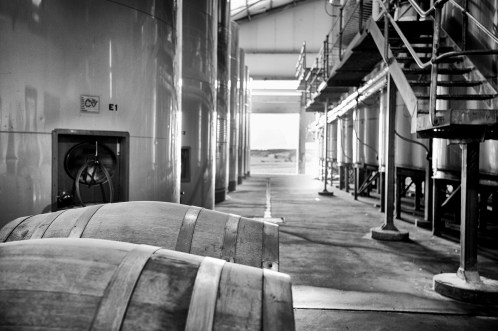 Willow Bridge Barrel room