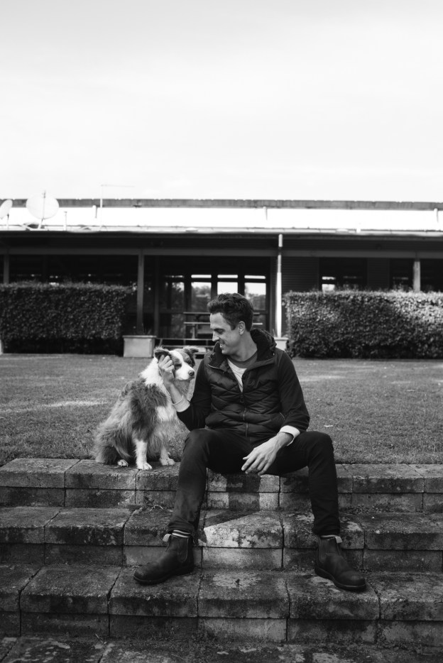 Stella bella winemaker and dog